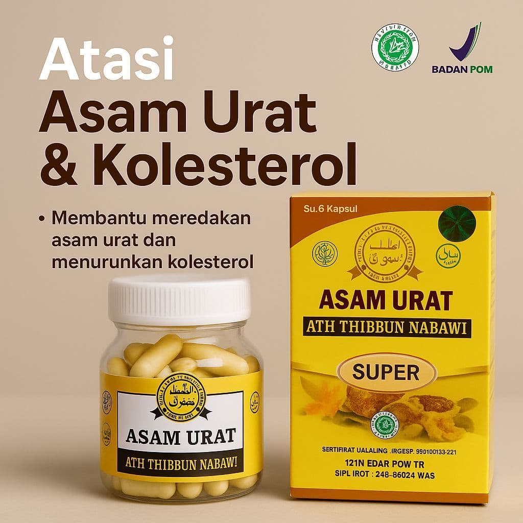 ATH THIBUN NABAWI SUPER Ampuh Atasi Asam Urat Kolesterol Rematik