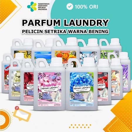 Parfum laundry murah - wanginya tahan lama - pelicin dan pengharum baju anti apek anti jamur